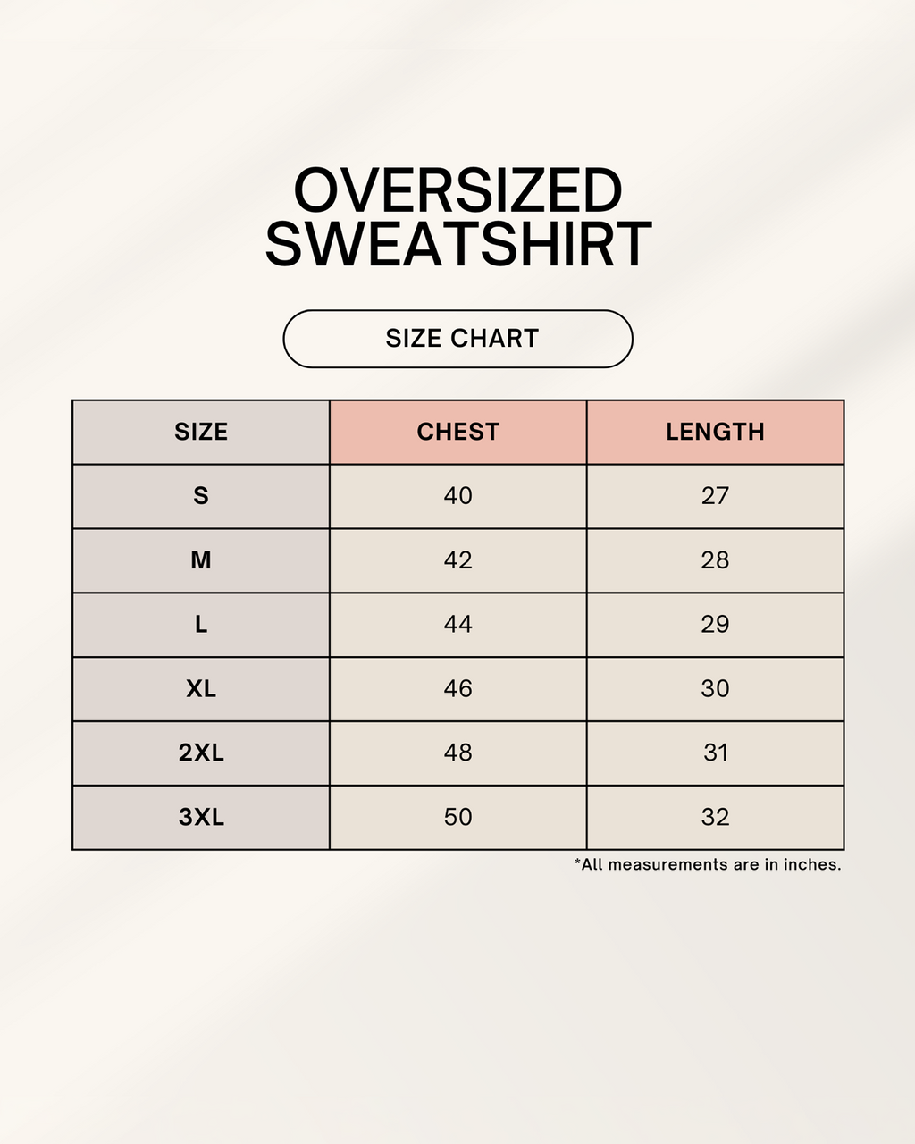 Color_Size Chart