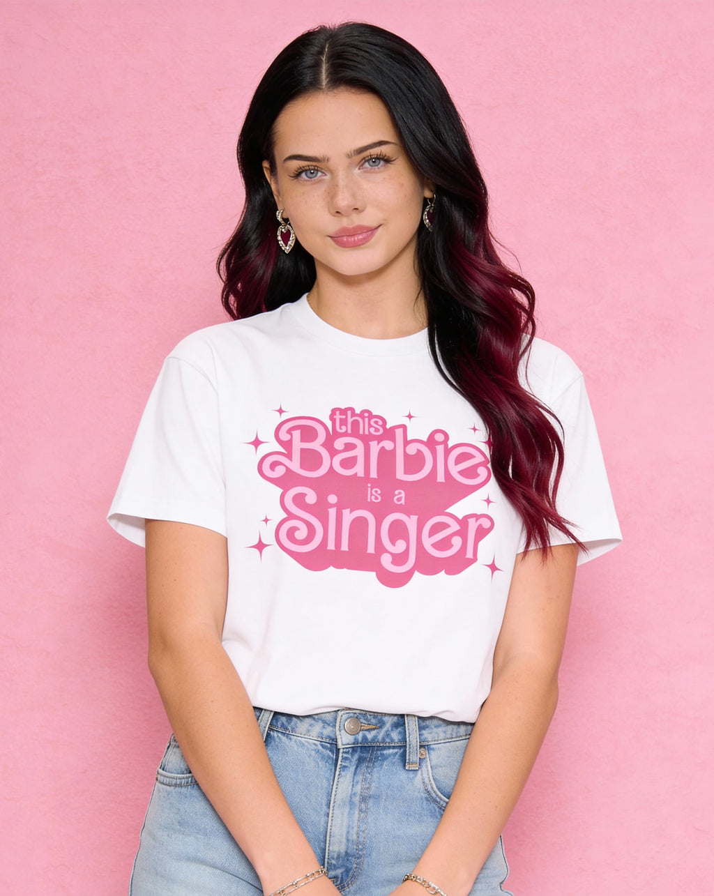 Singer Barbie Tee