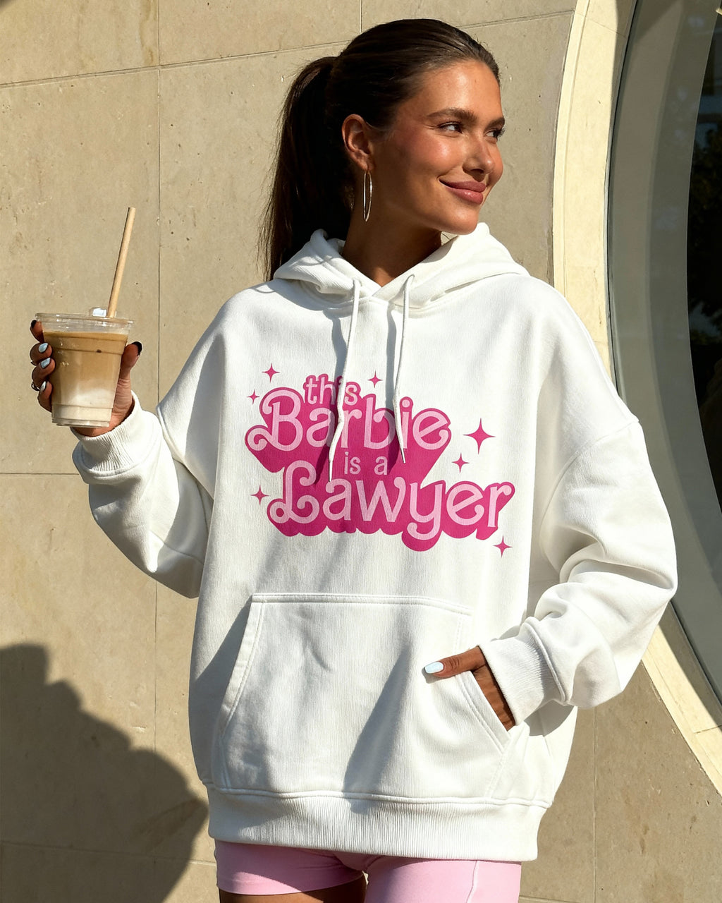 Lawyer Barbie Oversized Hoodie