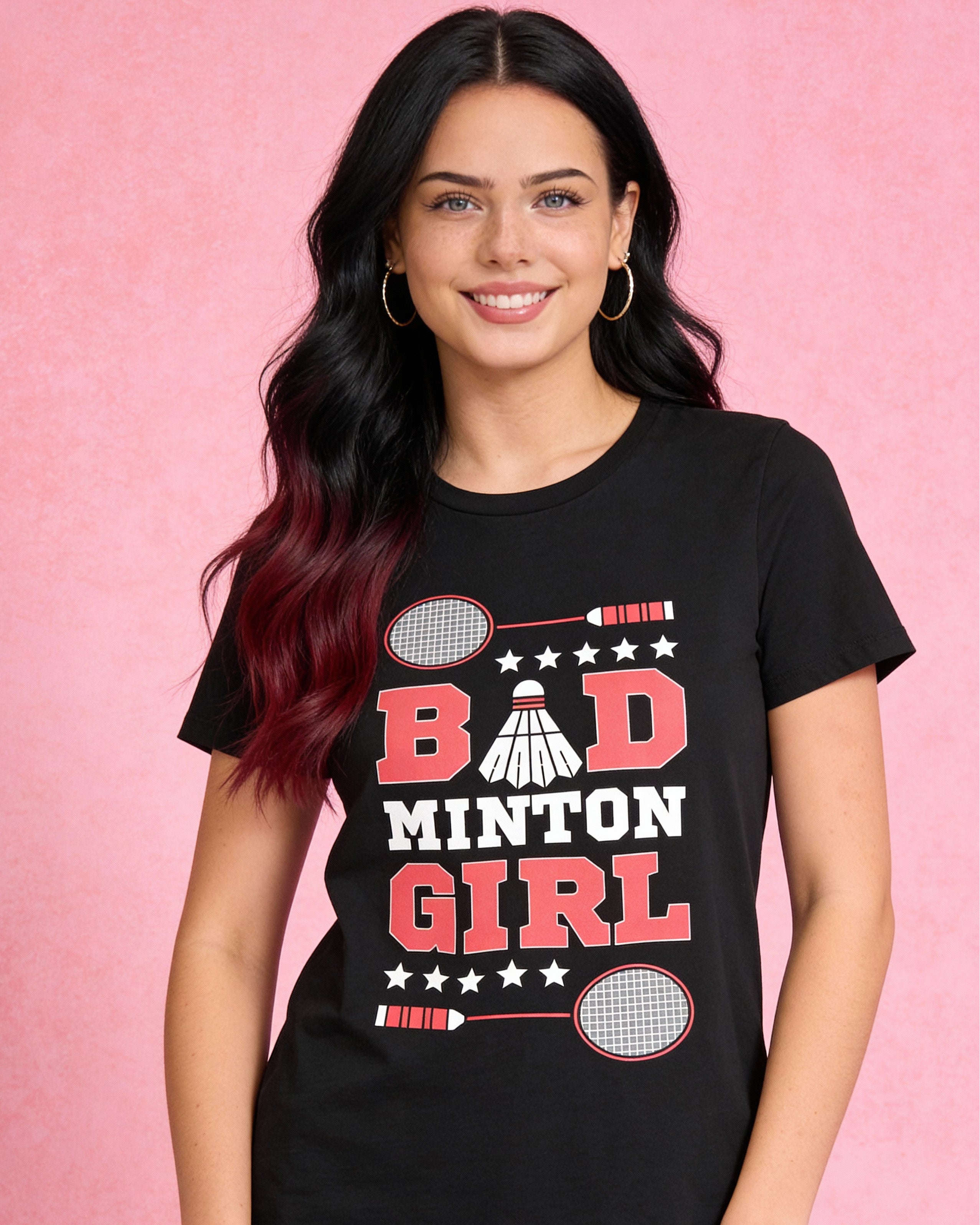 Badminton Girl Tee