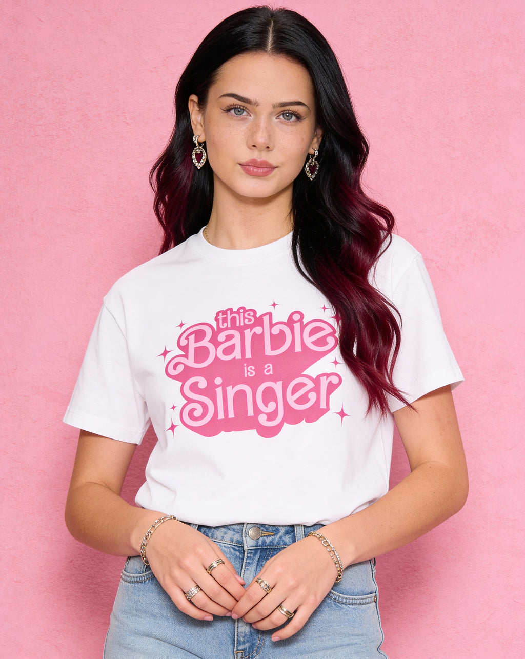 Singer Barbie Tee