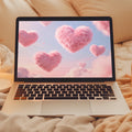 Free Floating Hearts Desktop Wallpaper