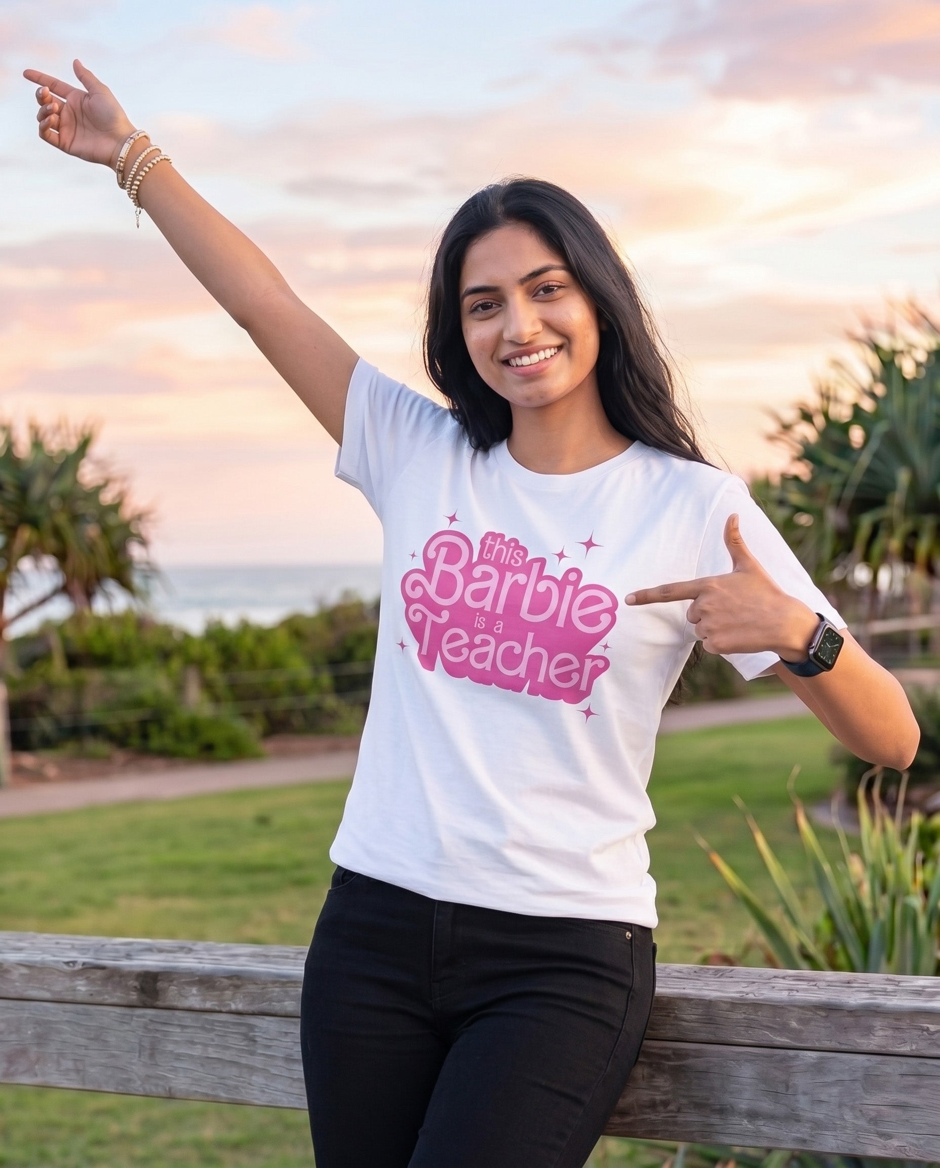 This Barbie is a Teacher T-Shirt — For Women Who Run the Classroom
