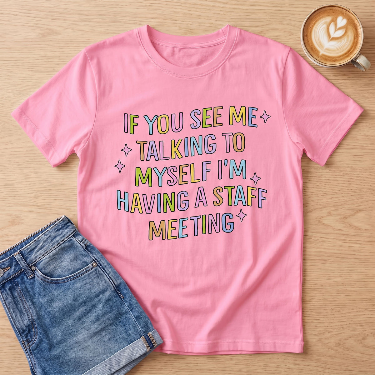 Staff Meeting Funny Quote T-Shirt