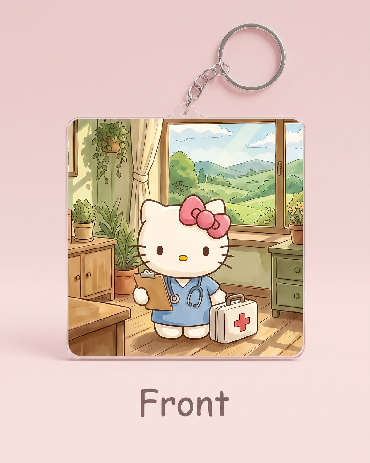 Cute Doctor Keychain