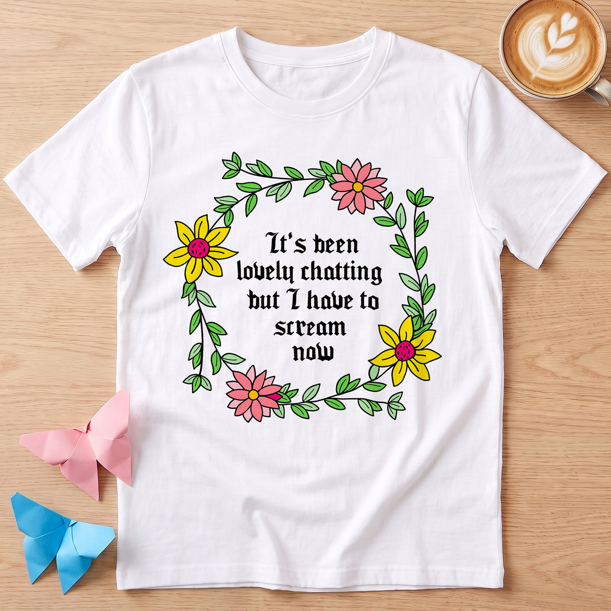 Scream Now Office Girl T-Shirt