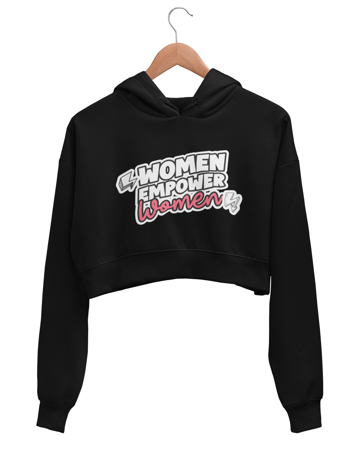 Women Empower Women Cropped Hoodie