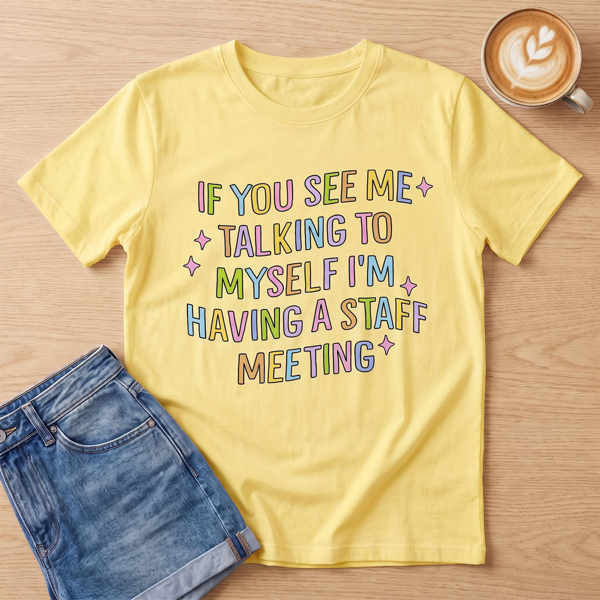Staff Meeting Funny Quote T-Shirt